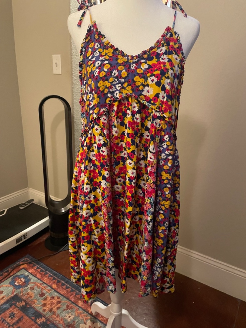 Women’s ' Floral Tie-Shoulder Sundress in Multi-Color
